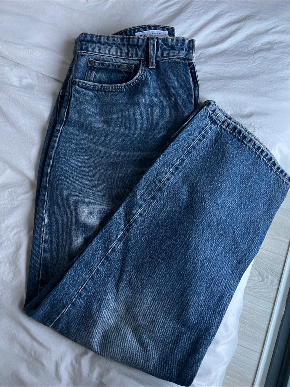 Zara straight jeans